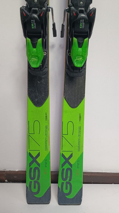 Elan GSX 175cm Ski + Elan 11 Bindings Winter Sport