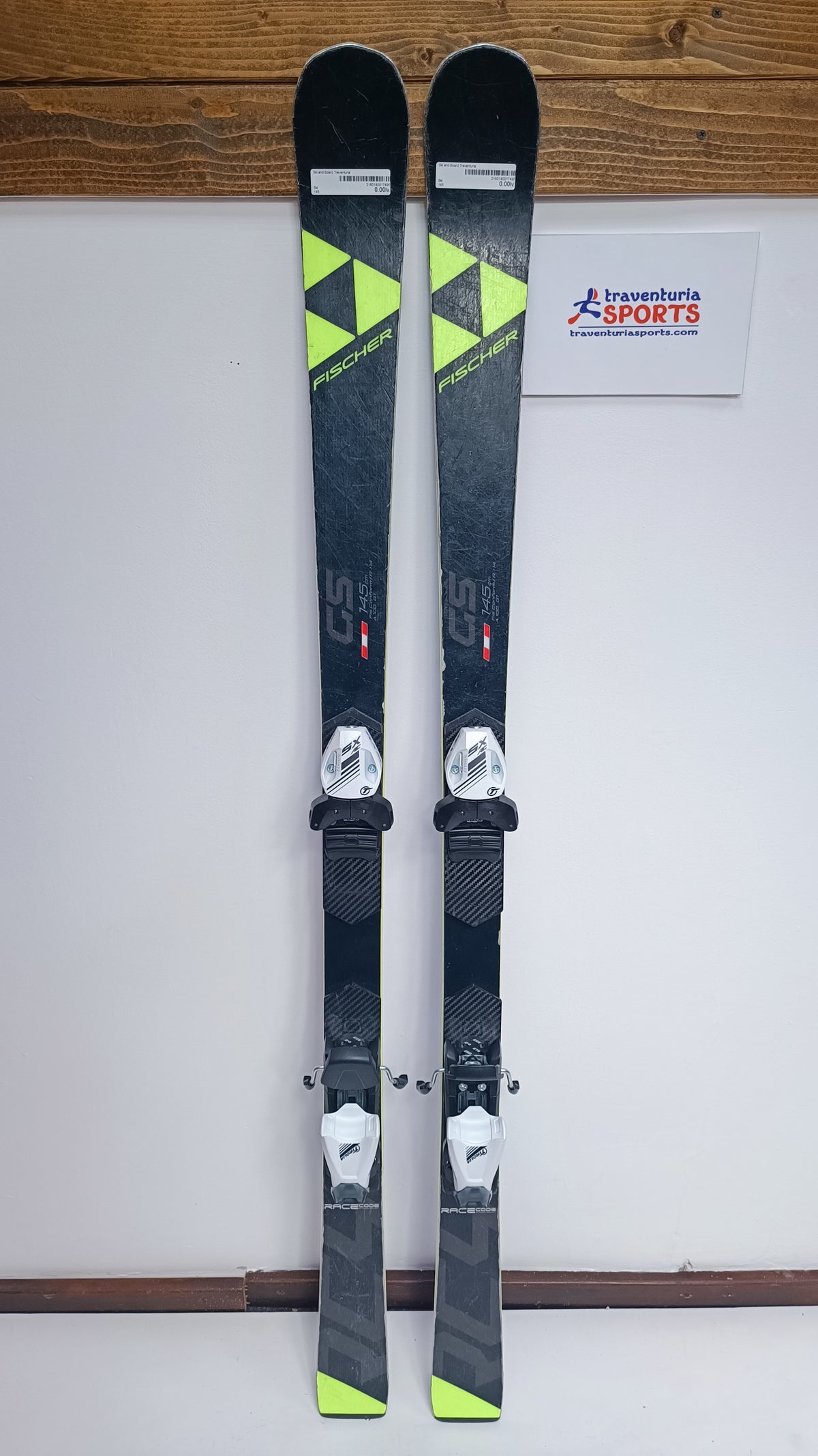 Fischer RC4 GS FIS 145 cm Ski + neue Tyrolia 7.5 Bindungen Wintersport