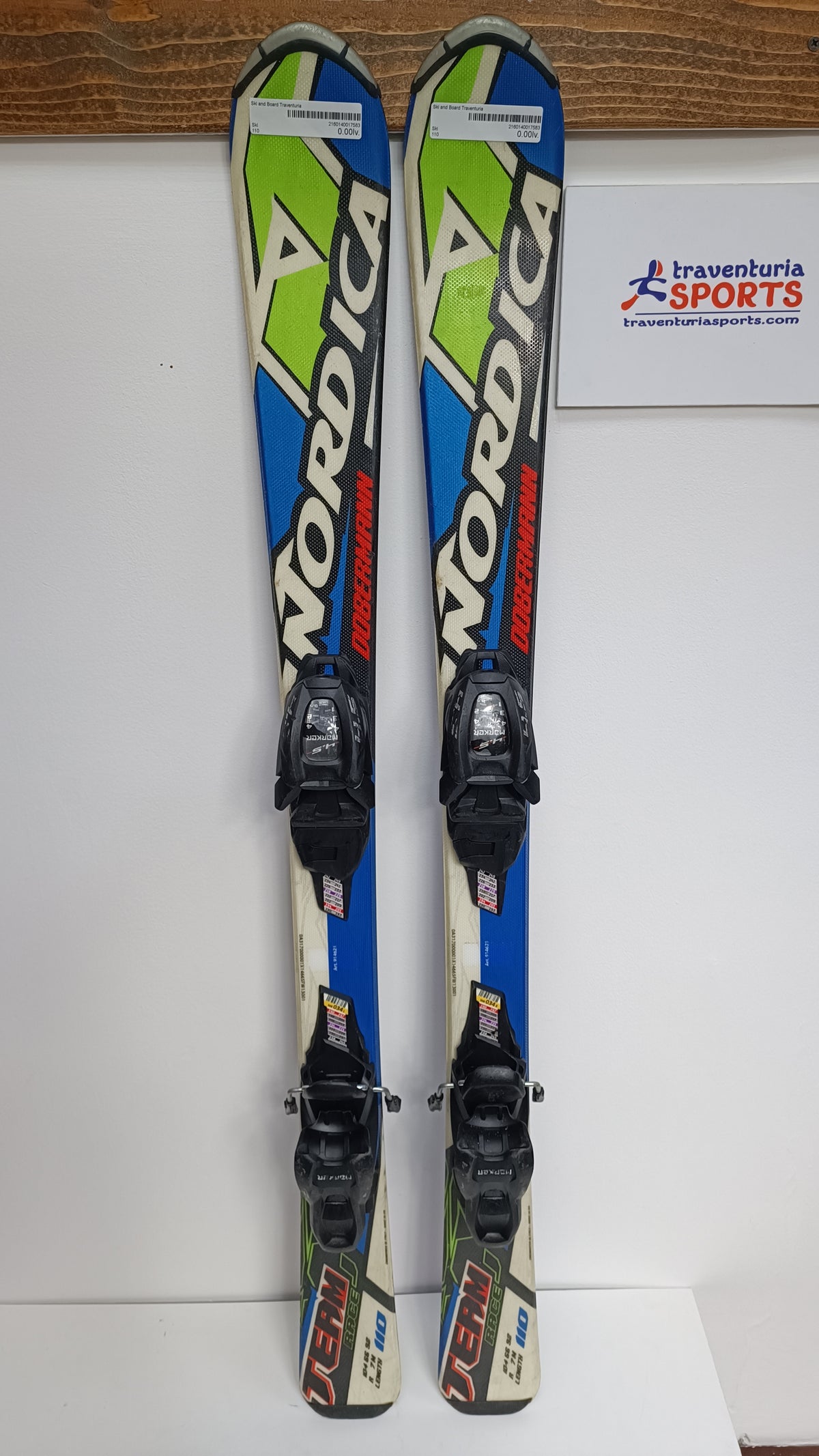 Nordica Dobermann 110 cm Ski + Marker 4,5 Bindungen Sport Winterspaß