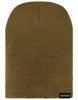 Hat Tall Bay Heather Beanie - red earth/black