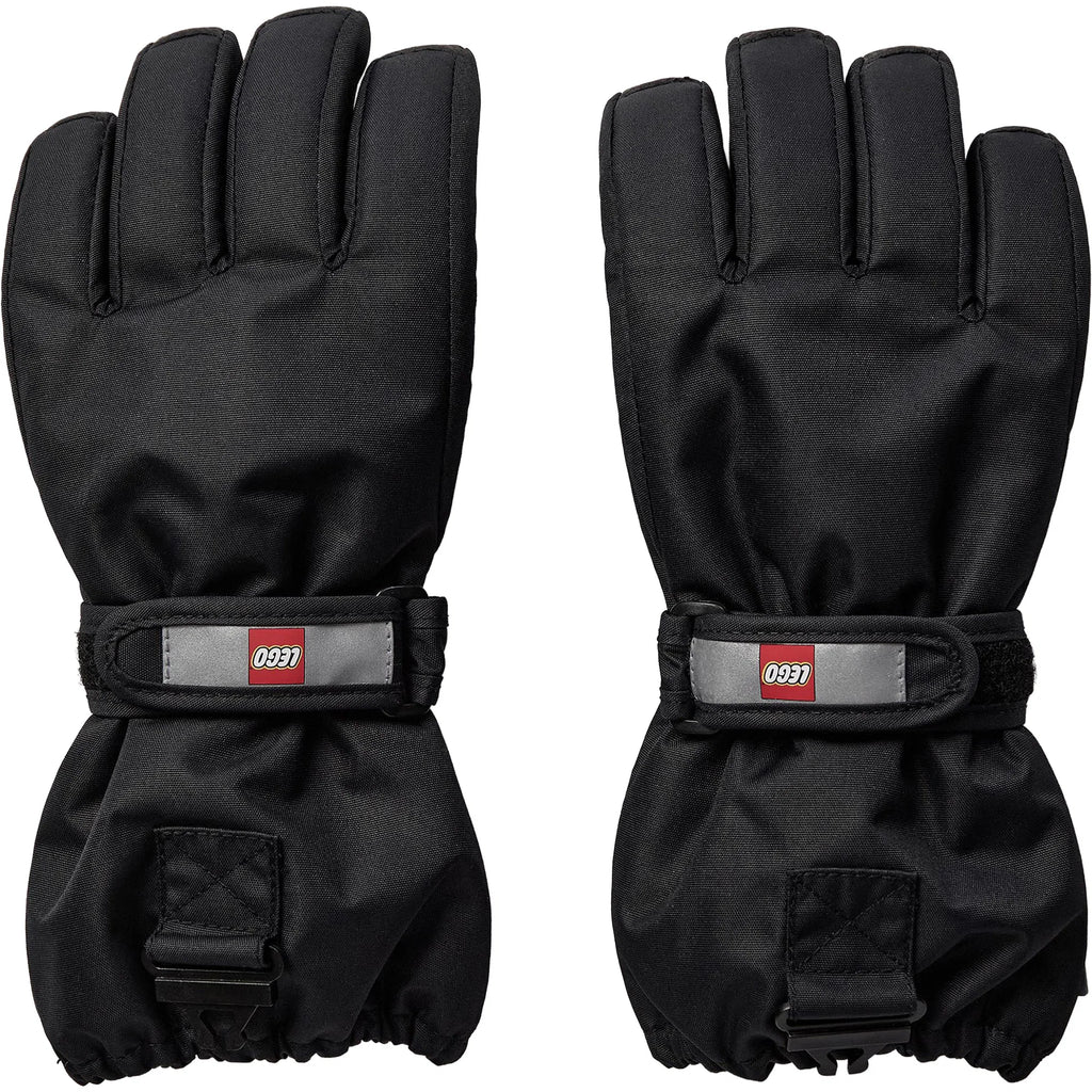LEGO WEAR Ski Gloves Black 122/128