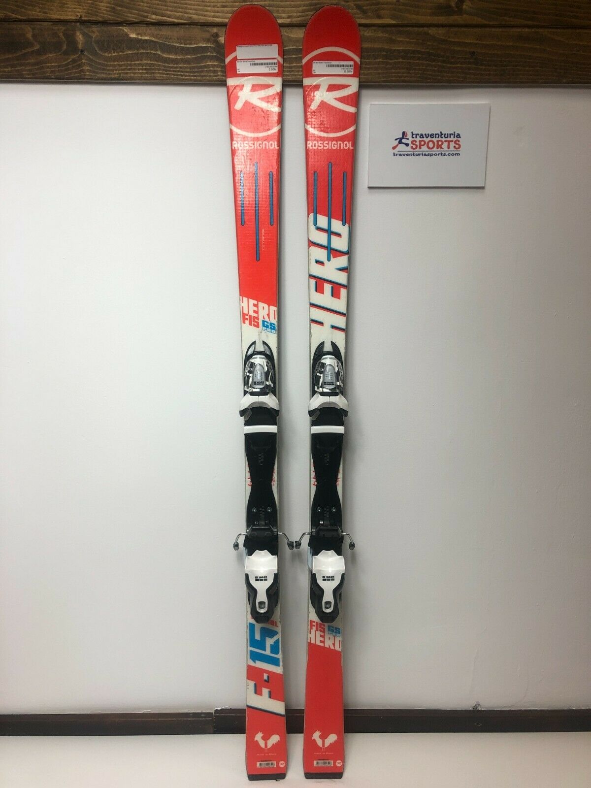 Ski Rossignol Hero FIS GS Pro 144 cm + fixations Look Xpress 7 NEUVES hiver