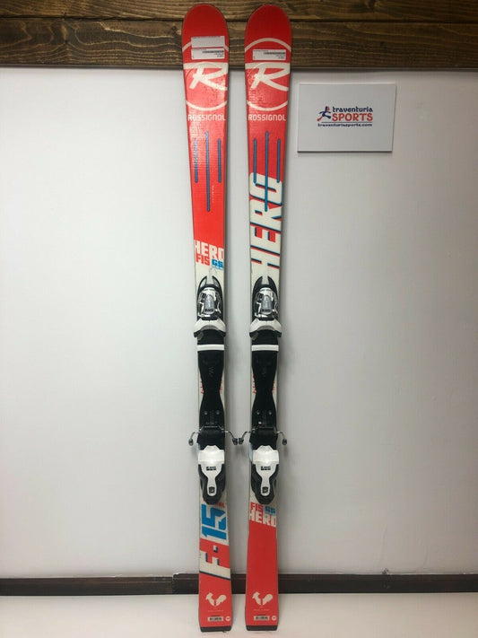 Rossignol Hero FIS GS Pro 144 cm Ski + BRAND NEW Look Xpress 7 Bindings Winter