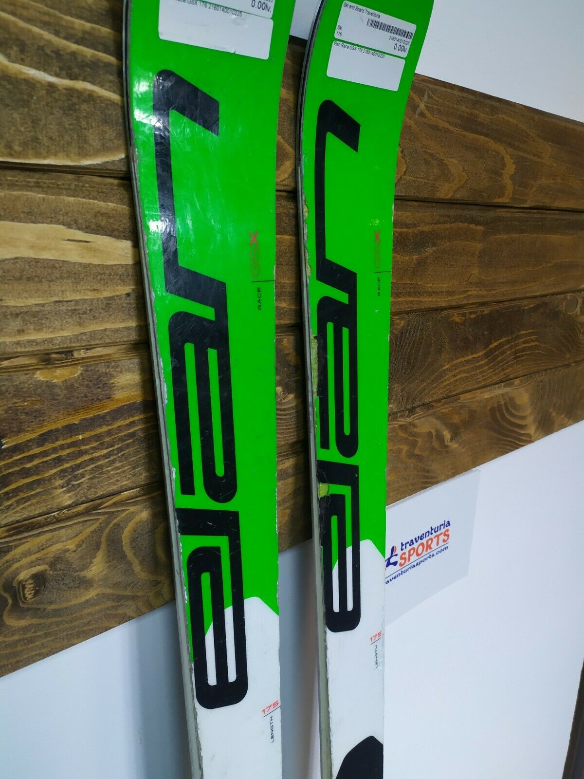 Elan Race GSX 176 cm Skis + New Tyrolia SX10 Bindings Winter Fun Snow BSL