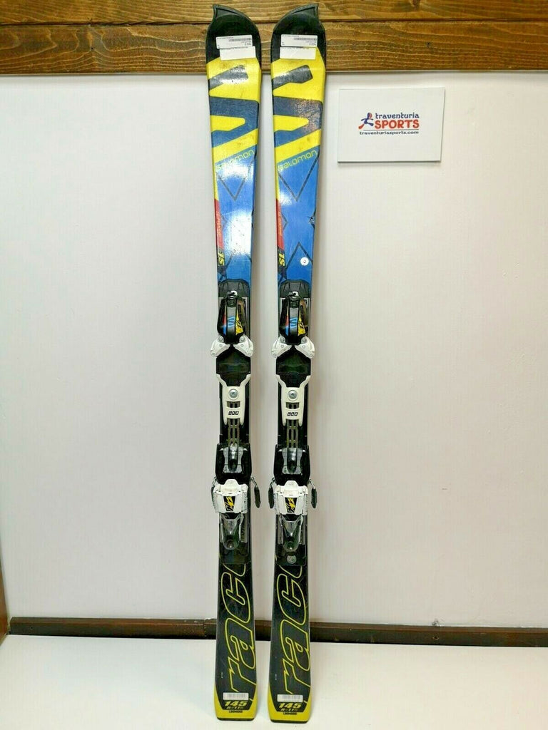 Salomon Race Double Ti SL 145 cm Ski + Salomon X12 Bindings Winter Snow Sport