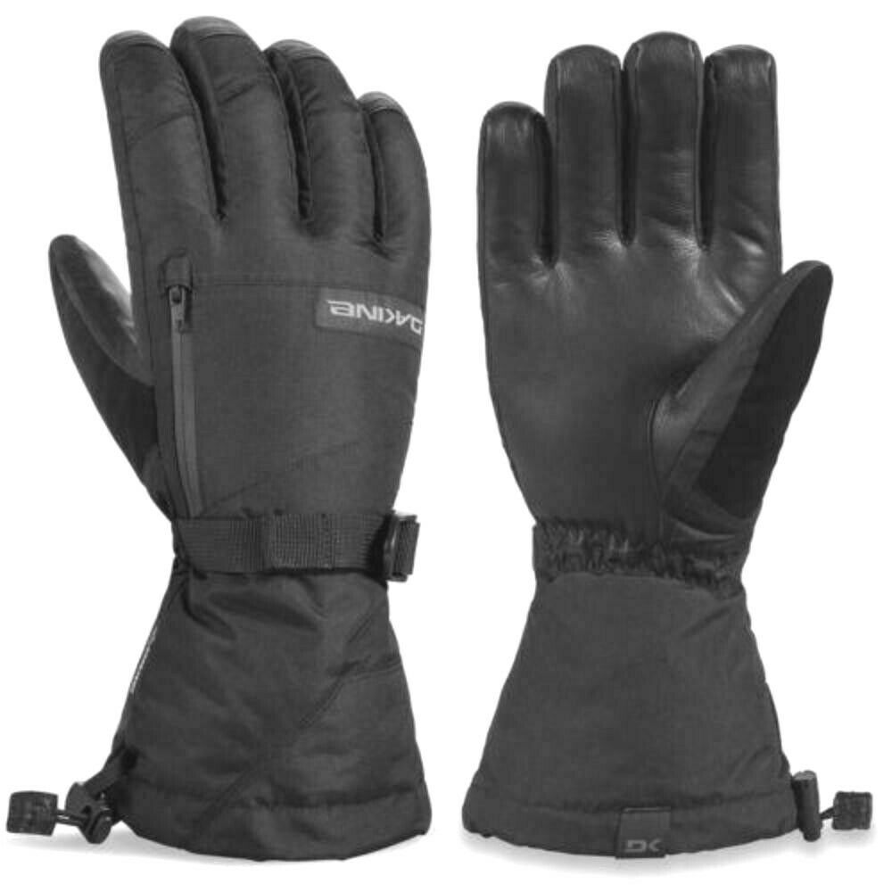 Dakine Snowboard Ski Wrist Guard Protectable Solid Warm Gloves Black