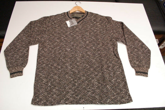BREKKA Vintage Warmes Woll-Wintersport-Snowboardtop Größe L NEU