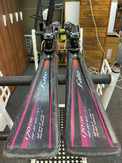 Ski Nordica Fate 170 cm + fixations Nordica 12 Hiver Neige Sport de plein air Plaisir