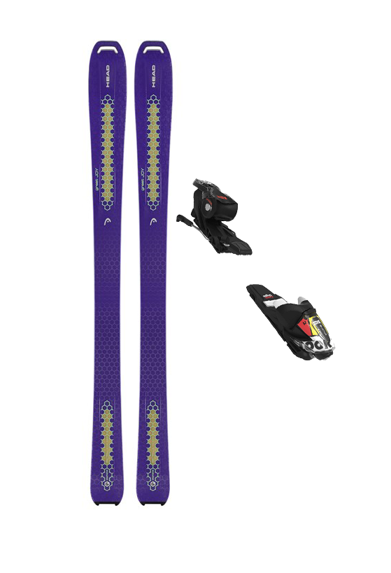 NEW HEAD Great Joy 168 cm Ski + NEW Look Xpress 11 Bindings All Mountain Fun