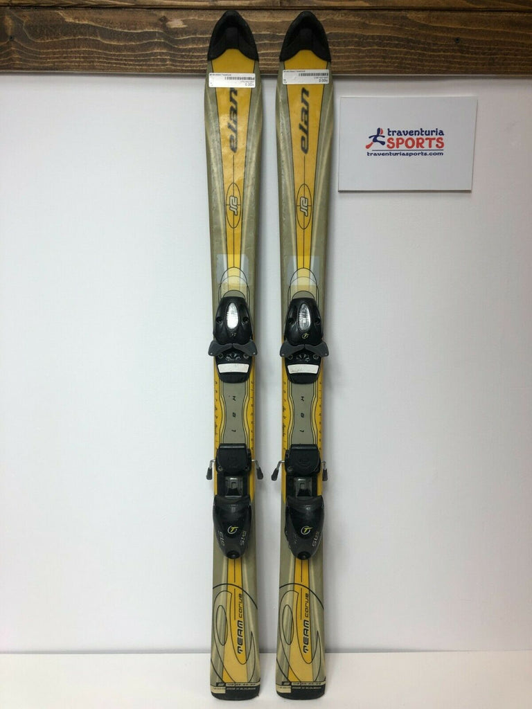 Elan Team Carve JR 108 cm Skis + Tyrolia 4.5 Bindings Winter Snow Fun Outdoor