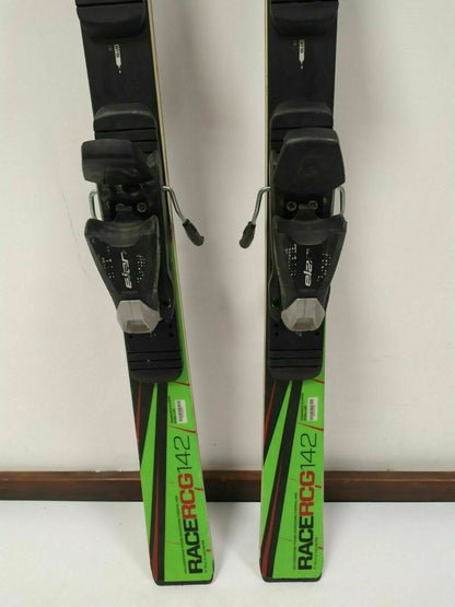 Elan Race RCG 142 cm Ski + Elan EL 7.5 Bindungen Winterspaß Schneeabenteuer Sport
