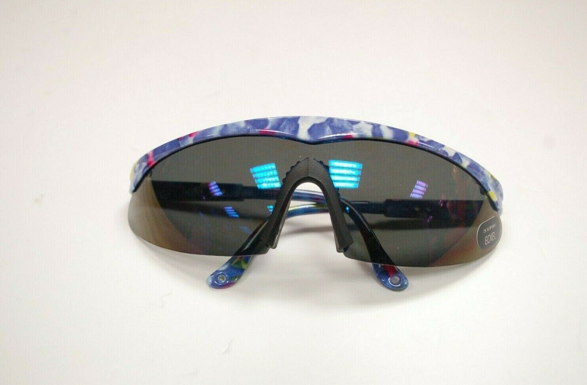 Lunettes de soleil de cyclisme originales ECXEL, NEUVES ! FABRIQUÉES EN ITALIE ! Protection UV 100 %