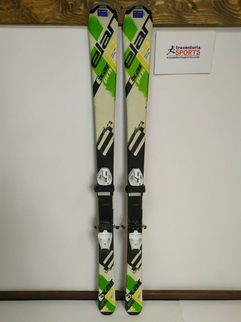 Elan Exar Pro 140 cm Ski + BRAND NEW Tyrolia SX 7.5 Bindings Winter Sport BSL