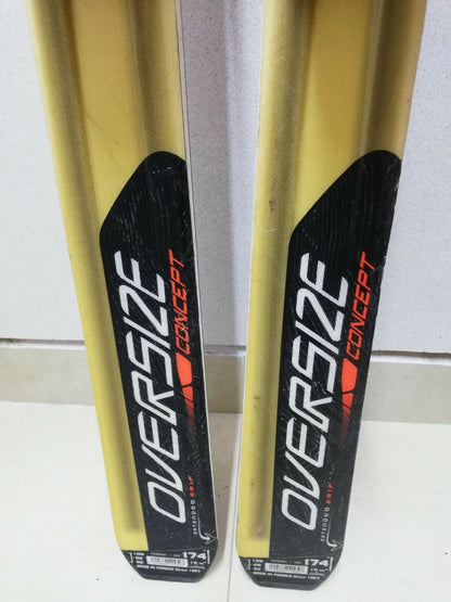 Rossignol Oversize 8 X 174 cm Ski + Rossignol Axium Bindings Winter Snow Sport