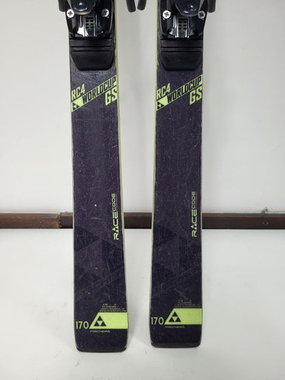 Fischer RC4 GS 170 cm Ski + fixations Tyrolia 10 Sports d’hiver Plaisir Aventure