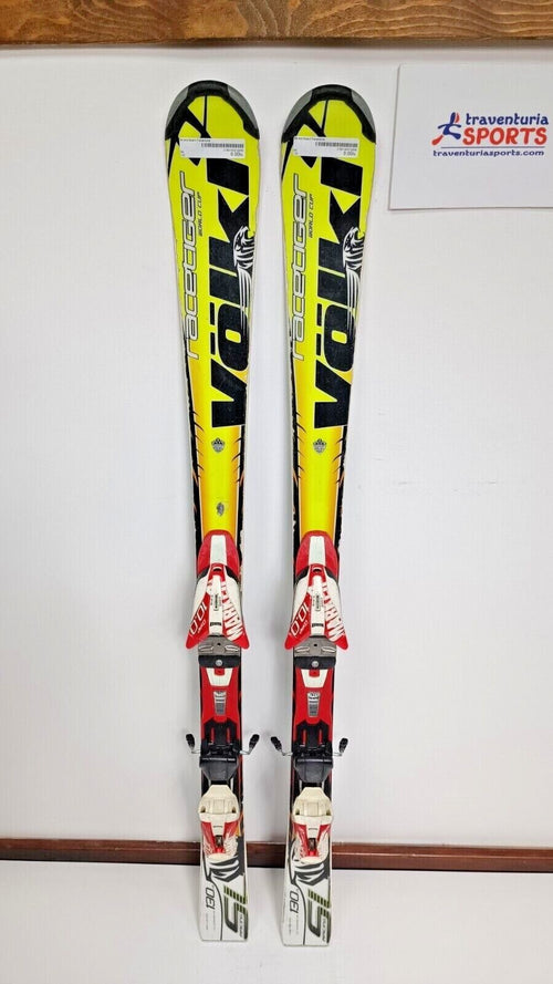 Völkl Racetiger Racing SL 130 cm Ski + Marker Comp 10 Bindings Worldcu –  Traventuria Sports