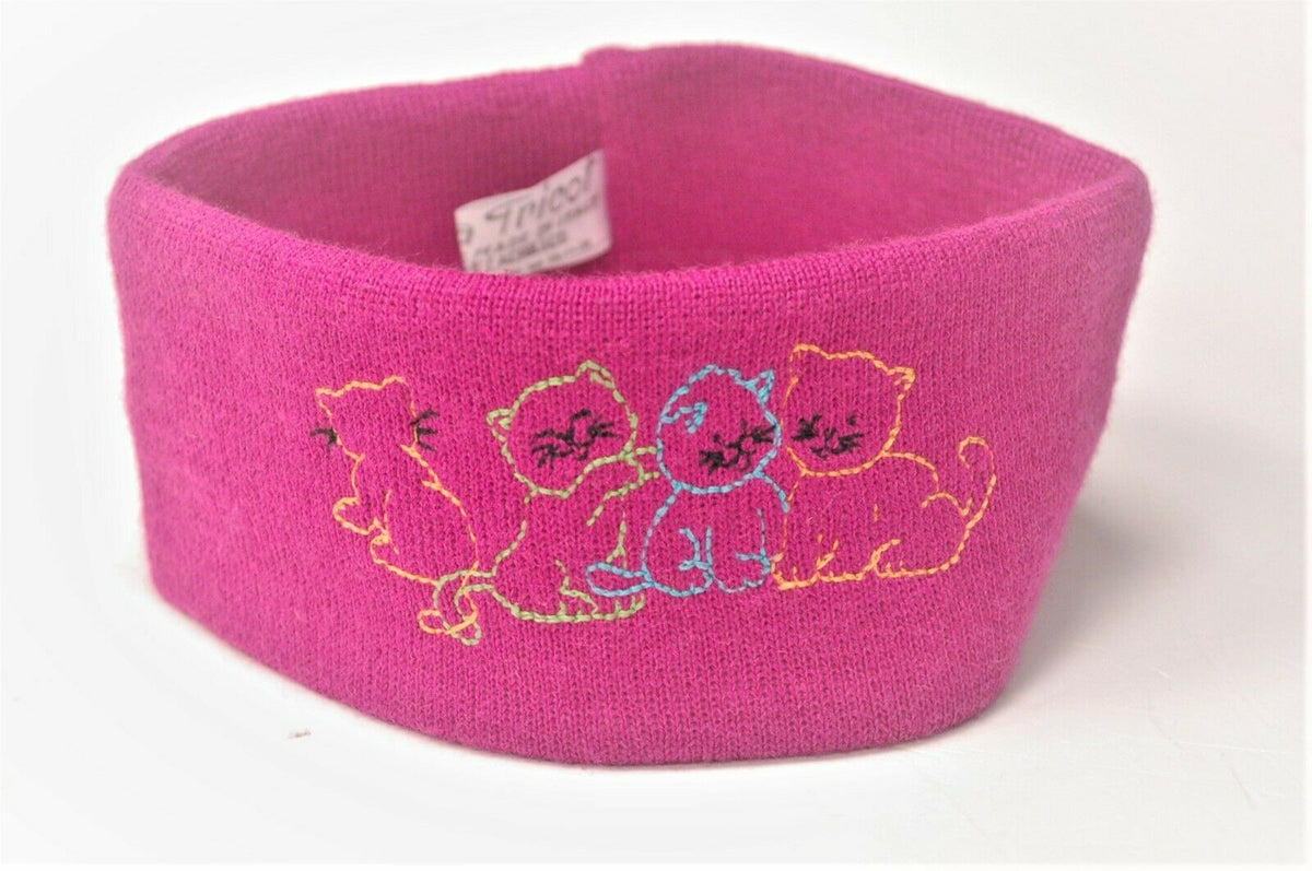 SPLUGA TRICOT Kinder-Stirnband, einzigartig, warm, Winter, Skisport, Vintage, HERGESTELLT IN ITALIEN