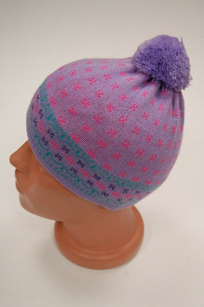 Cappello da sci invernale caldo lavorato a maglia Spluga Tricot, raro, pratico e confortevole, NUOVO DI ZECCA!