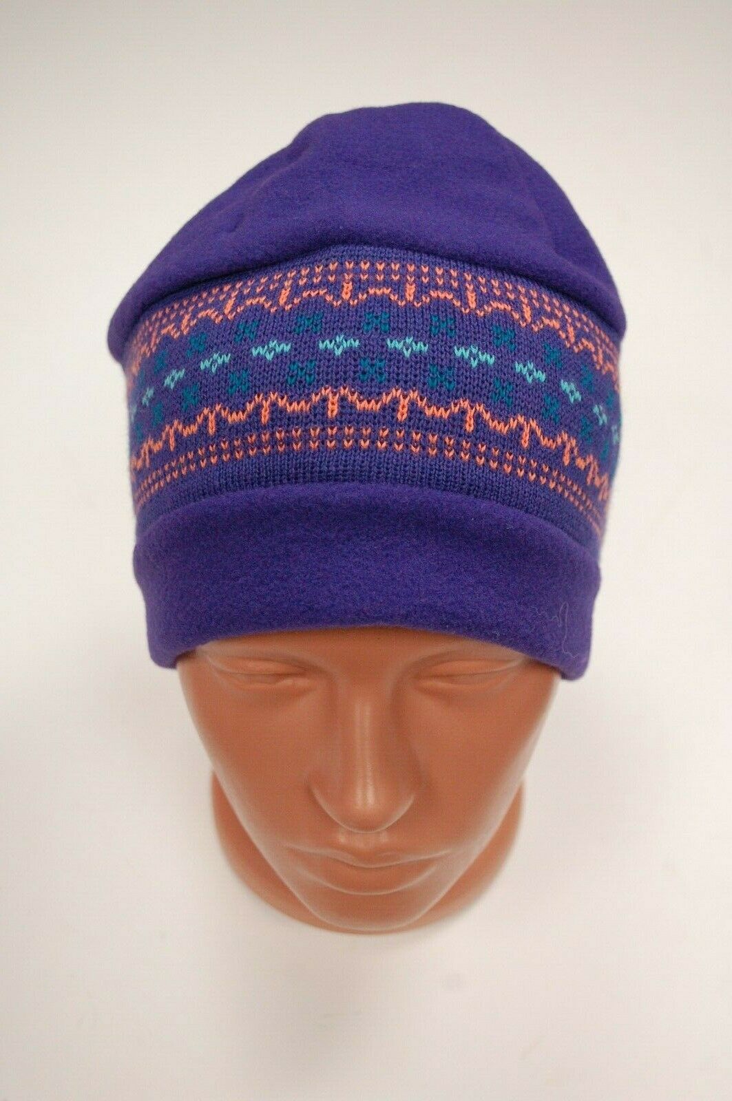 Cappello caldo e comodo da sci invernale lavorato a maglia Spluga Tricot, RARO, NUOVO DI ZECCA