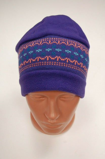 Cappello caldo e comodo da sci invernale lavorato a maglia Spluga Tricot, RARO, NUOVO DI ZECCA
