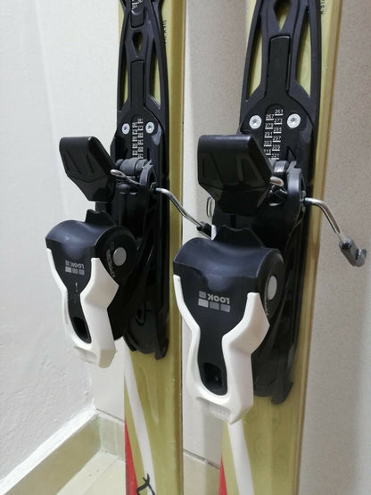 Salomon Rush N6 164 cm Ski + BRAND NEW LOOK Express 10 Bindings Winter Fun Snow