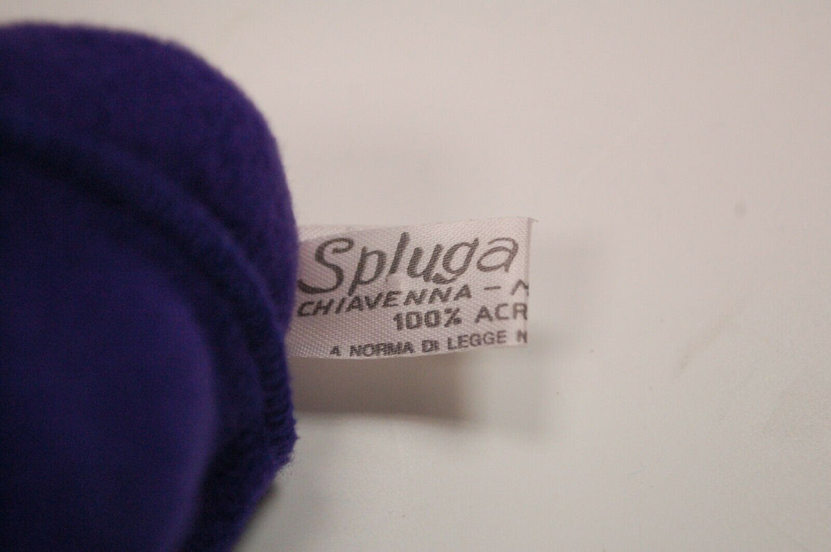 Cappello caldo e comodo da sci invernale lavorato a maglia Spluga Tricot, RARO, NUOVO DI ZECCA