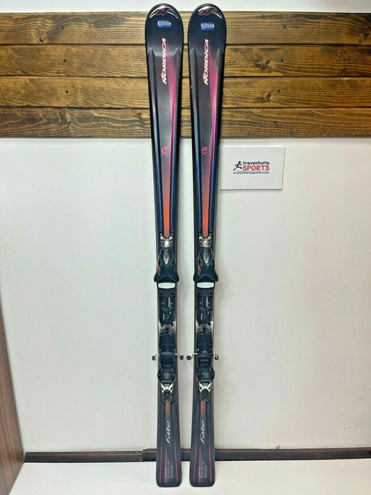 Nordica Fate 170 cm Ski + Nordica 12 Bindings Winter Snow Sport Outdoor Fun