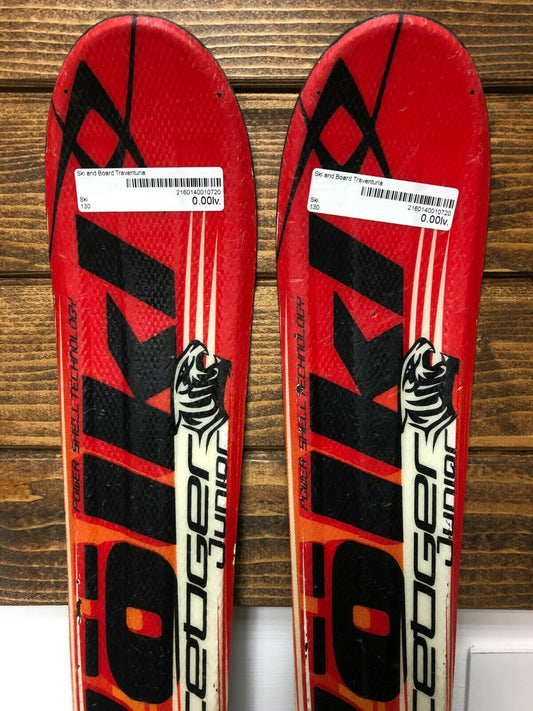 Völkl Racetiger GS R JR 130 cm Ski + Marker 4,5 Bindungen Wintersport Schneespaß