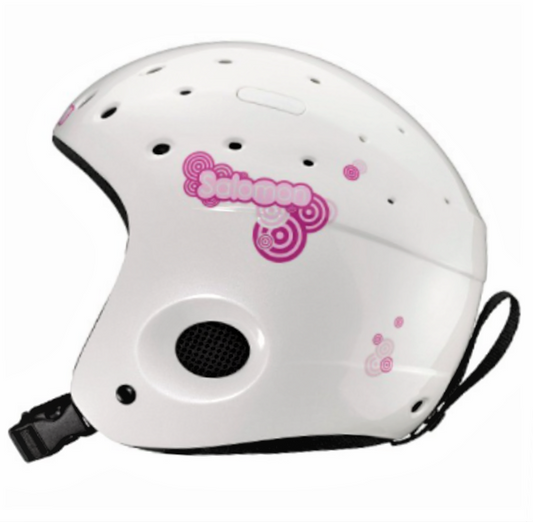 Salomon JR White Pearl Ski- und Snowboardhelm für Wintersport