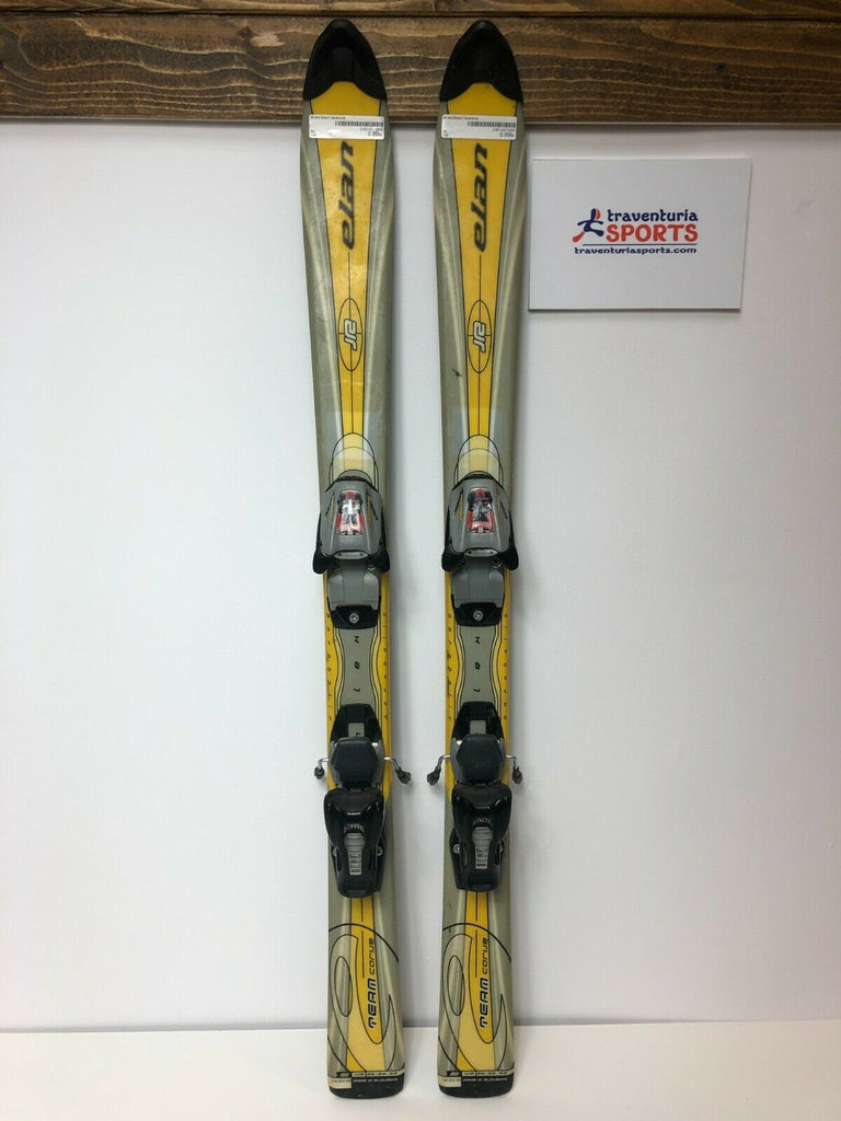 Elan Team Carve JR 108 cm Skis + Marker 4.5 Bindings Winter Snow Fun Outdoor