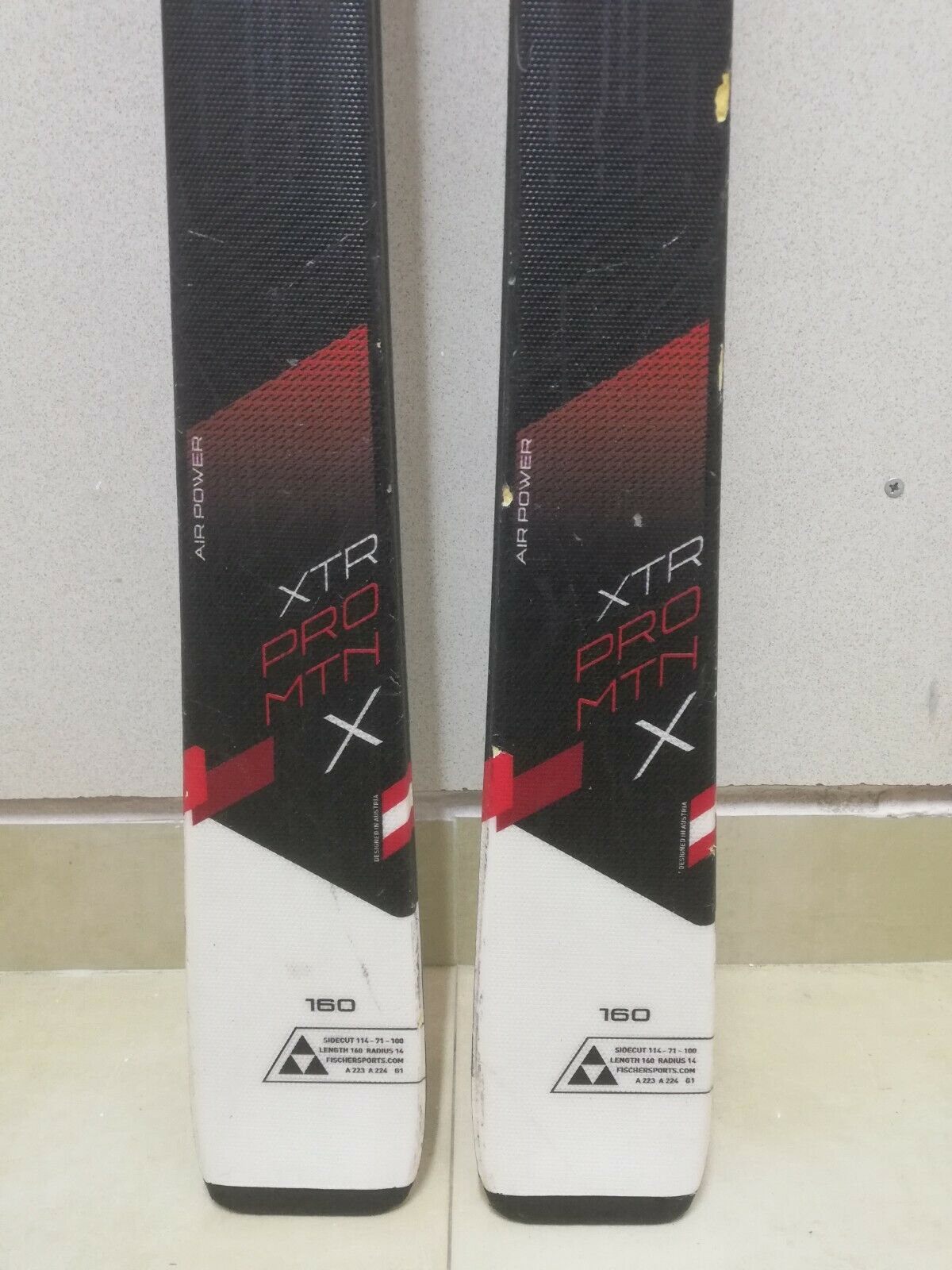 Fischer XTR Pro MTN X 160 cm Ski CBS Winter Fun Snow Outdoor ohne Bindungen