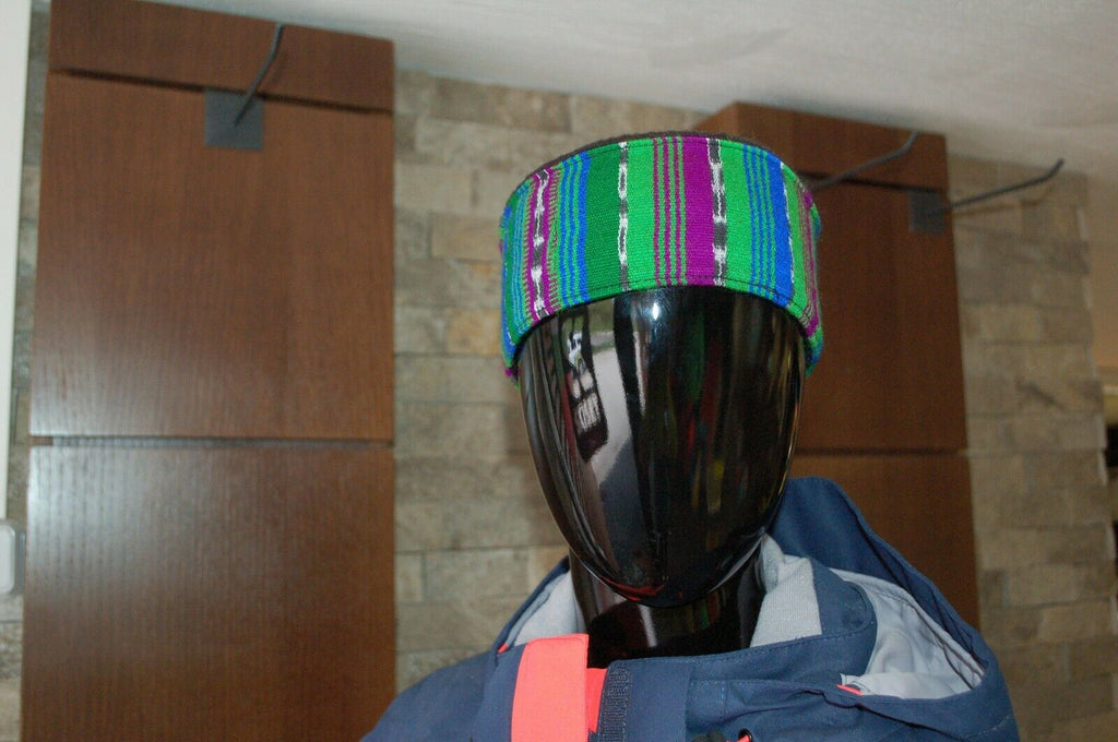 Mountain Shades Polartec HEADband Unique Vintage Handmade Winter Ski MADE IN USA
