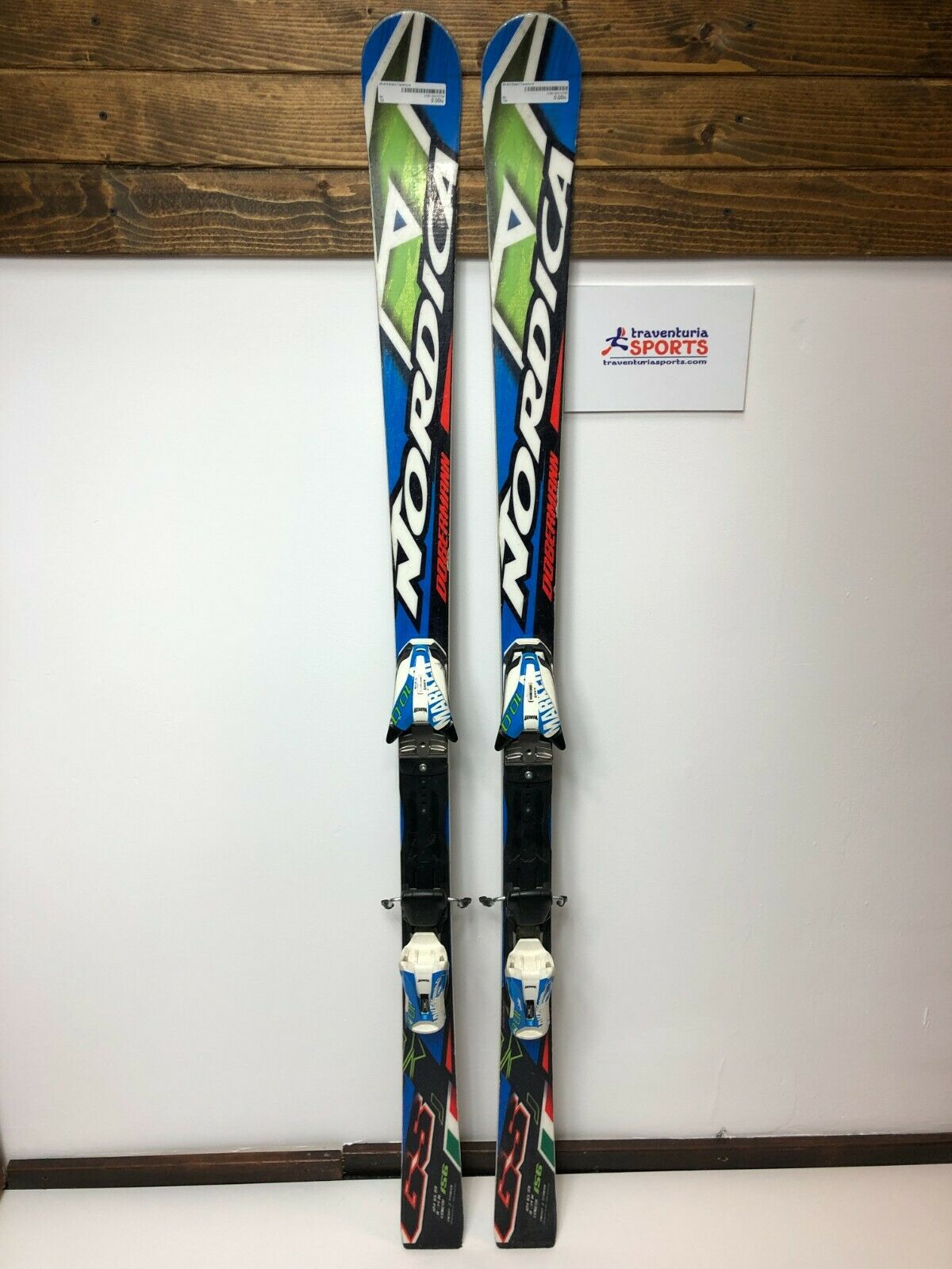 Nordica Dobermann GS J 156 cm Skis + Marker 10 Bindings Winter Fun Snow Sport