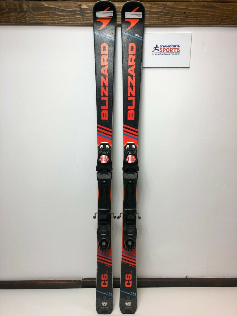Blizzard Racing GS FIS 142 cm Ski + Marker 8 Bindings Winter Snow Sport Handmade