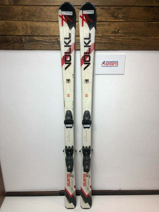 Völkl Unlimited AC 7.4 163 cm Ski + Rossignol 7 Bindungen Fun Snow Winter Sport