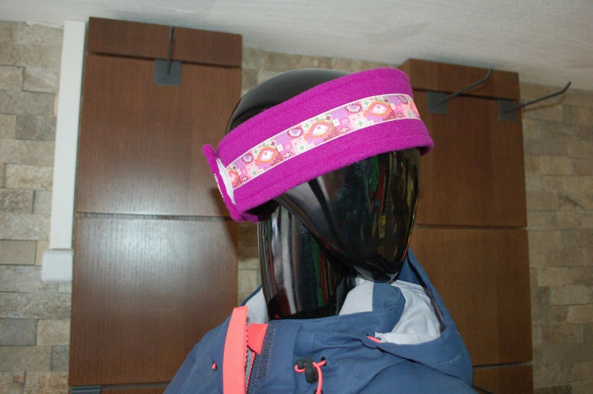 Bandeau HEAD en polaire Pool Sci Unique Vintage Sport Ski Hiver Chaud FABRIQUÉ EN ITALIE
