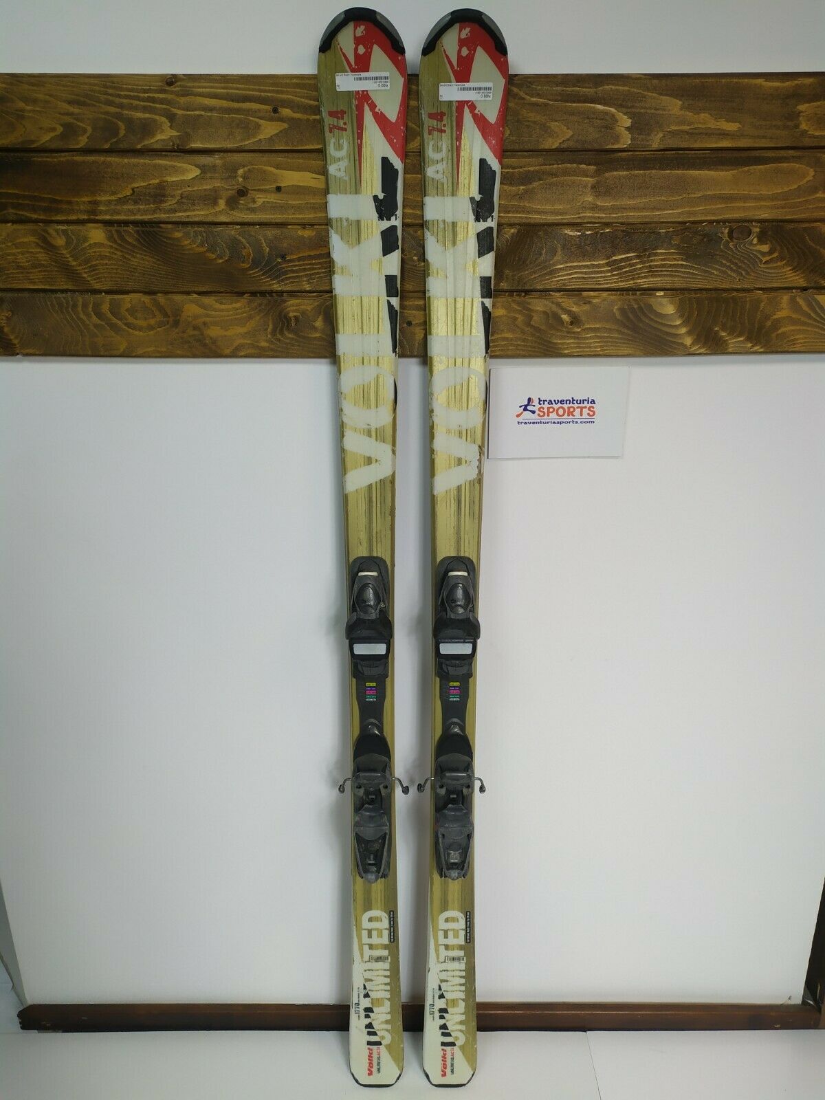 Ski Volkl Unlimited AC7.4 177 + fixations Rossignol 9.5 Hiver Plaisir Extérieur CBS