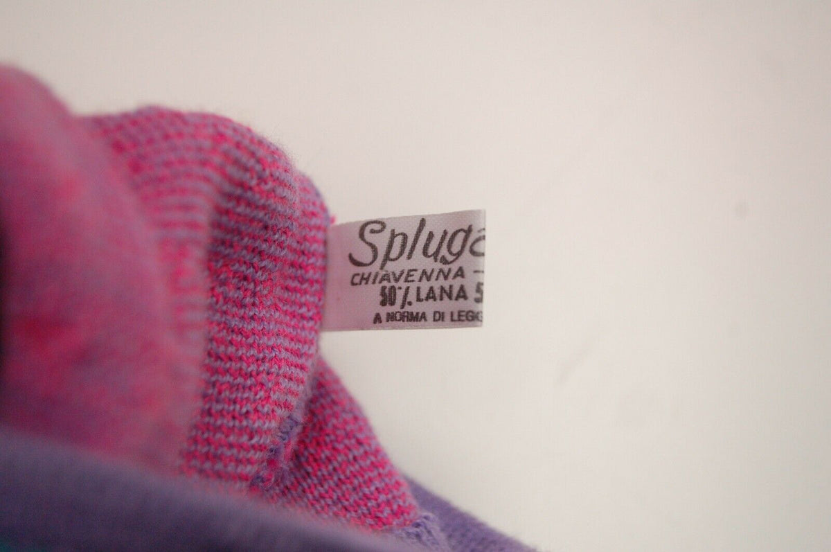 Cappello da sci invernale caldo lavorato a maglia Spluga Tricot, raro, pratico e confortevole, NUOVO DI ZECCA!