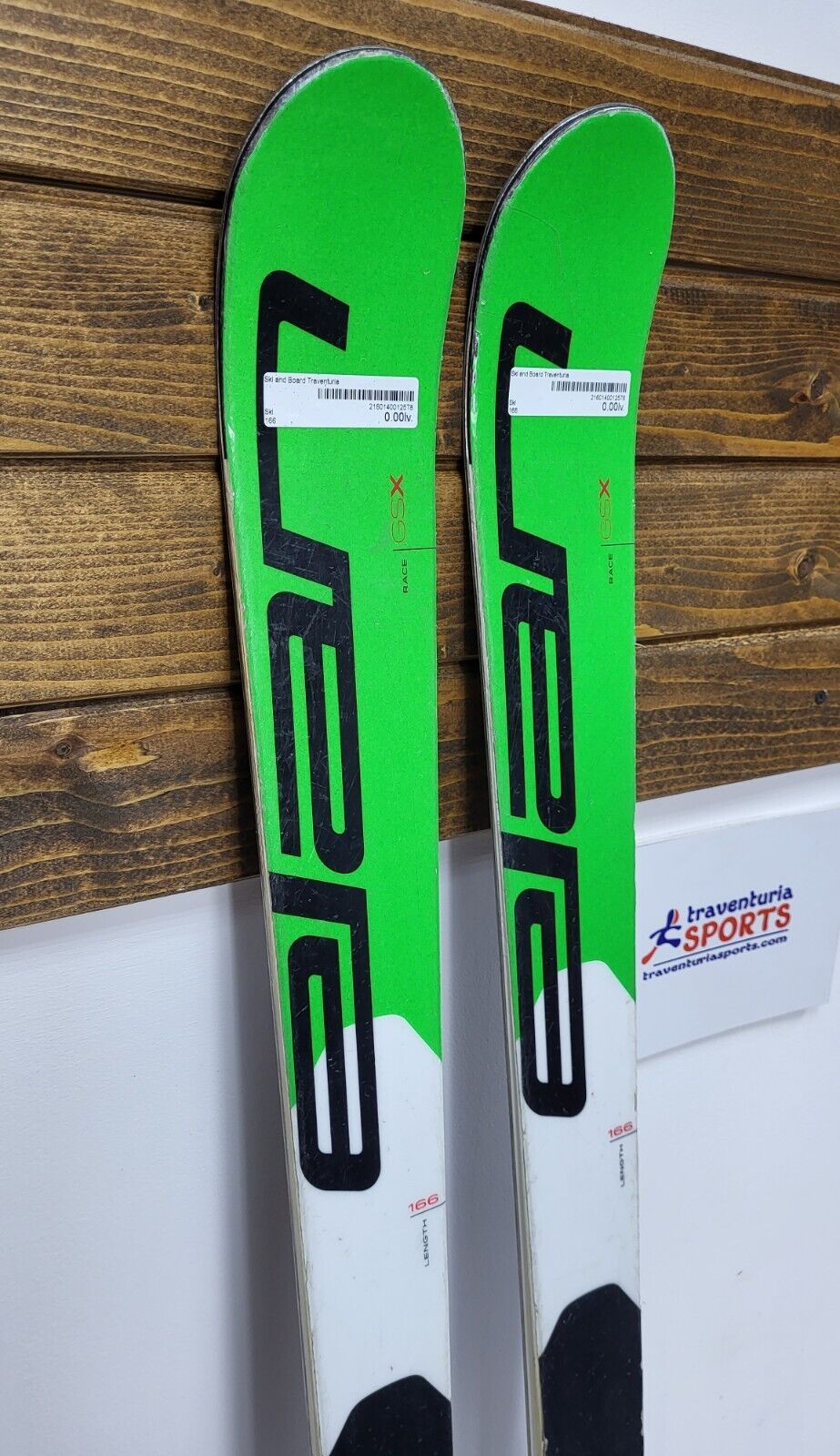 Elan GSX Race 166 cm Ski + fixations Elan ER 11 Hiver Plaisir Neige Aventure Sport