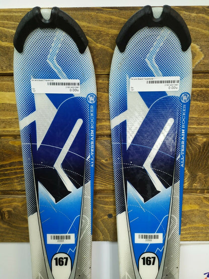 K2 RX AMP 167 cm Ski + Marker 10 Bindings Winter Sport Snow Outdoor Fun