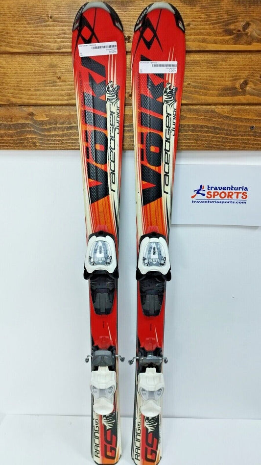 Völkl Racetiger GS JR 110 cm Ski + Marker 4,5 Bindungen Wintersport Schneespaß