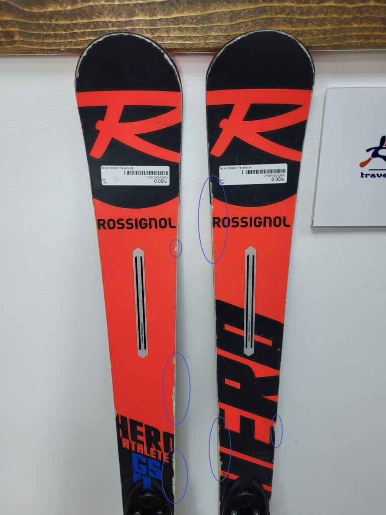 Rossignol Hero Athlete GS Pro A14 135 cm Ski + BRAND NEW Look 