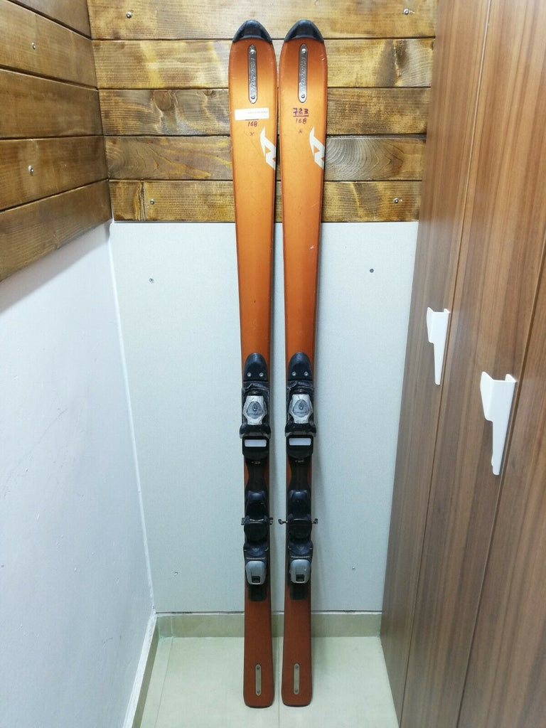 Nordica T RTL 168 cm Ski + Rossignol FDX 100 Bindings Winter Snow Sport Outdoor