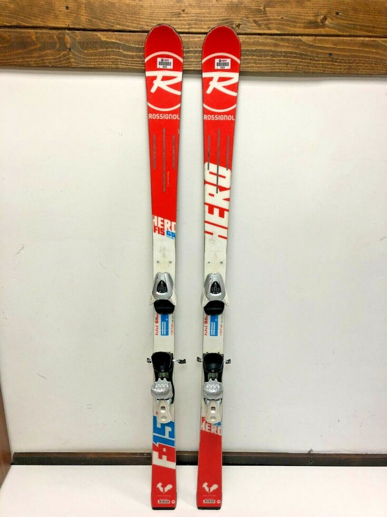 Rossignol Hero FIS GS Pro 144 cm Ski + Salomon 9 BSL Bindings Winter Fun Snow