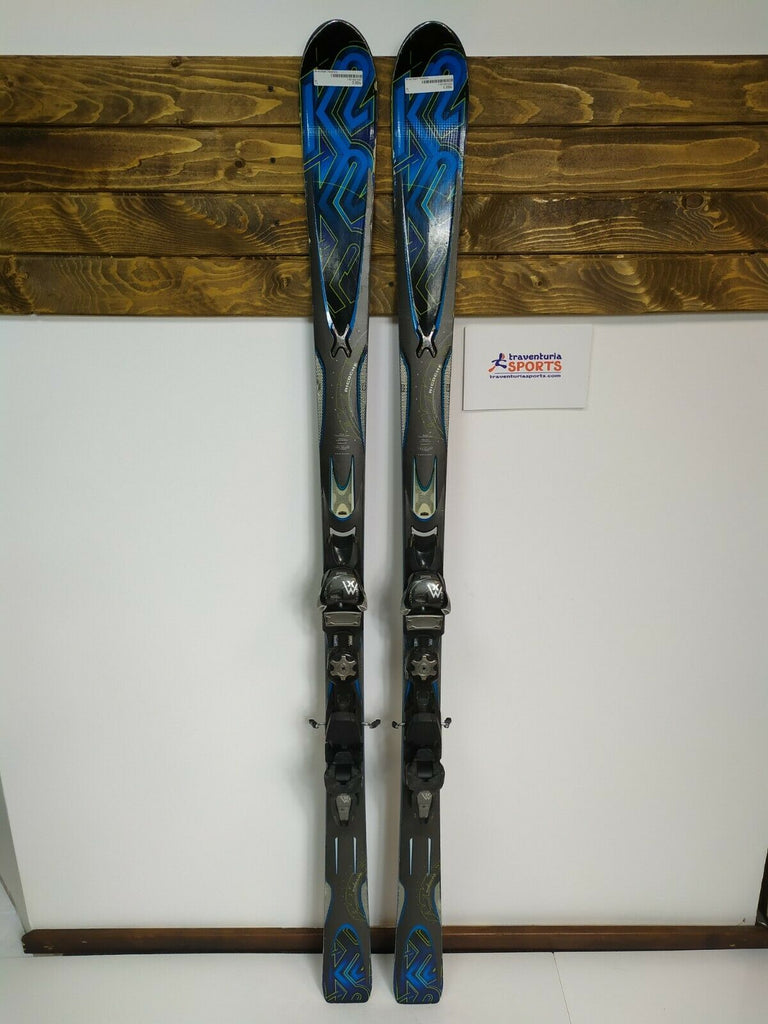 K2 Ricoche 174 cm Ski + Marker 12 Bindings Winter Sport Snow Outdoor Fun