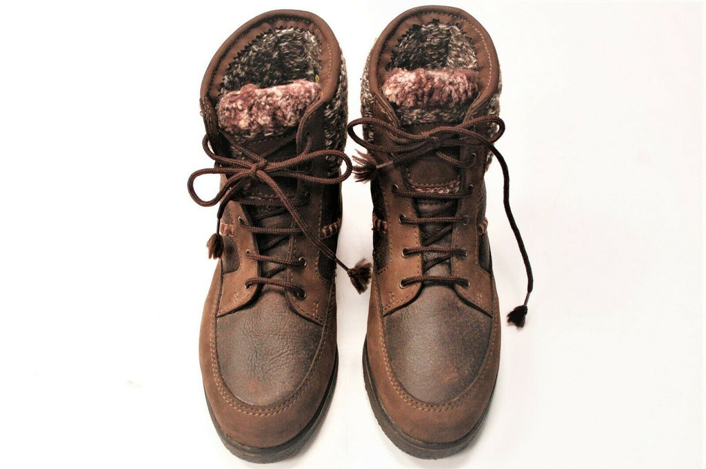 Tecnica Kids After Ski Warm Vintage Rare Unique Leather Winter Boots BRAND NEW