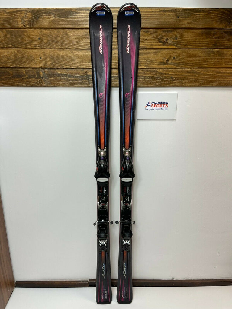 2018 Nordica Fate 170 cm Ski + Nordica  Bindings Winter Snow Sport Outdoor