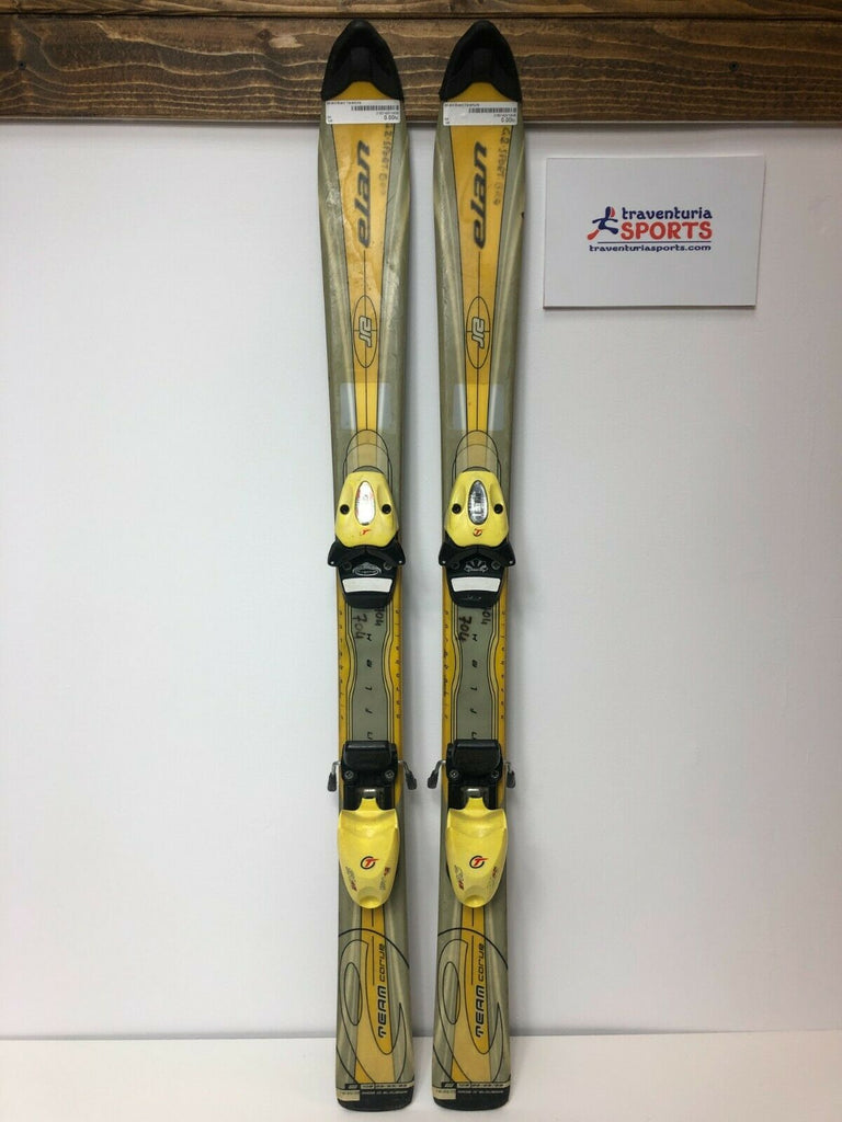 Elan Team Carve JR 108 cm Skis + Tyrolia 4.5 Bindings Winter Snow Fun Outdoor