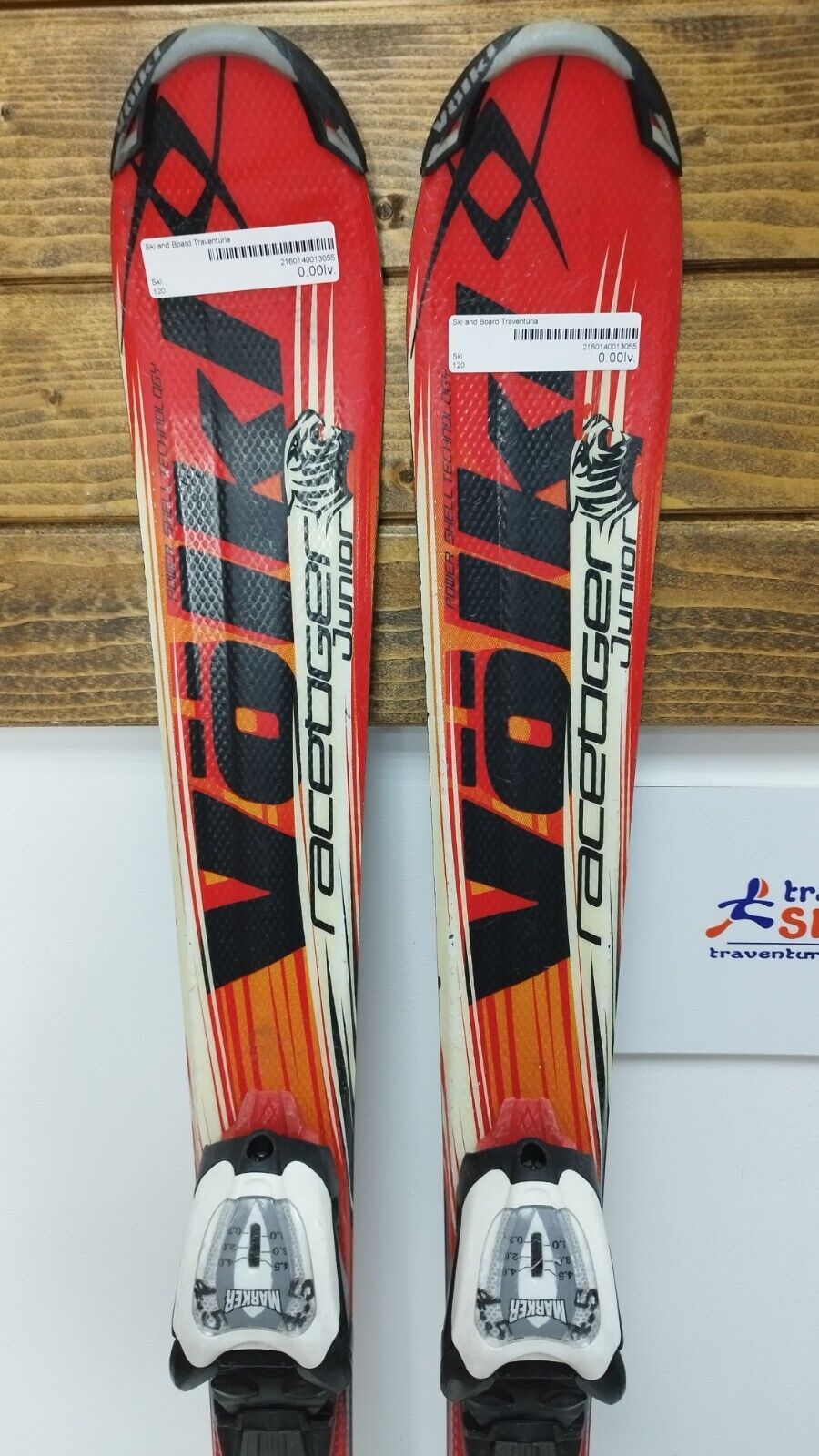 Völkl Racetiger GS JR 110 cm Ski + Marker 4.5 Bindings Winter Sport Snow Fun