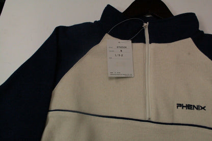 Vphenix 1/2 Zip Caldo Inverno Sci Pratico Comodo Casual Sport Taglia L NUOVO DI ZECCA